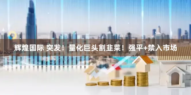 辉煌国际 突发！量化巨头割韭菜！强平+禁入市场