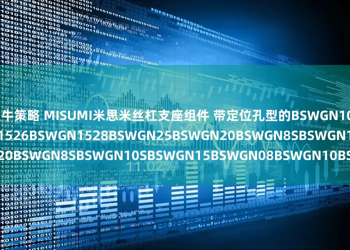 红牛策略 MISUMI米思米丝杠支座组件 带定位孔型的BSWGN1022BSWGN1223BSWGN1526BSWGN1528BSWGN25BSWGN20BSWGN8SBSWGN10SBSWGN15BSWGN08BSWGN10BSWGN12